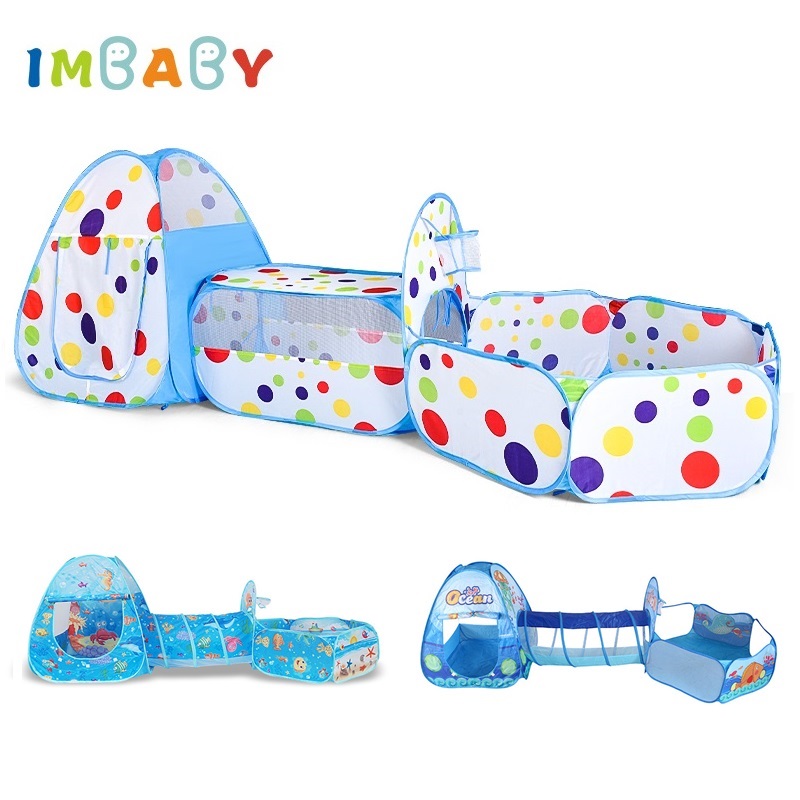 Kids Outdoor Play Tent - Imbaby 3 em 1 piscina de