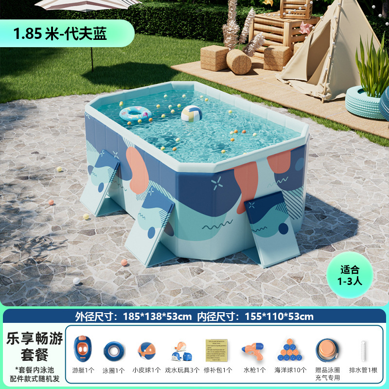 Kids Outdoor Wear - Piscina Dobrável Sem Inflação Extra Grossa