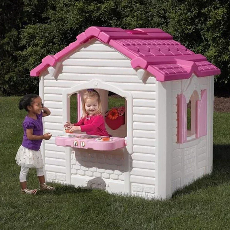 Kids Outdoor Cubby House - Brinquedos casa de campo usado cogumelo