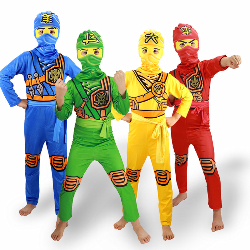 Kids Outdoor Ninja Warrior Course - Fantasia infantil de ninja, roupa de