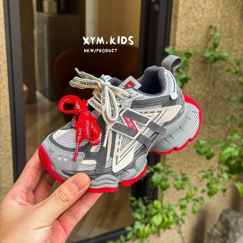 Kids Outdoor Wear - Novos Tênis Casuais de Malha de