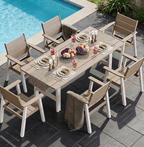 Kids Outdoor Dining Table - Conjunto de Jantar ao Ar Livre,