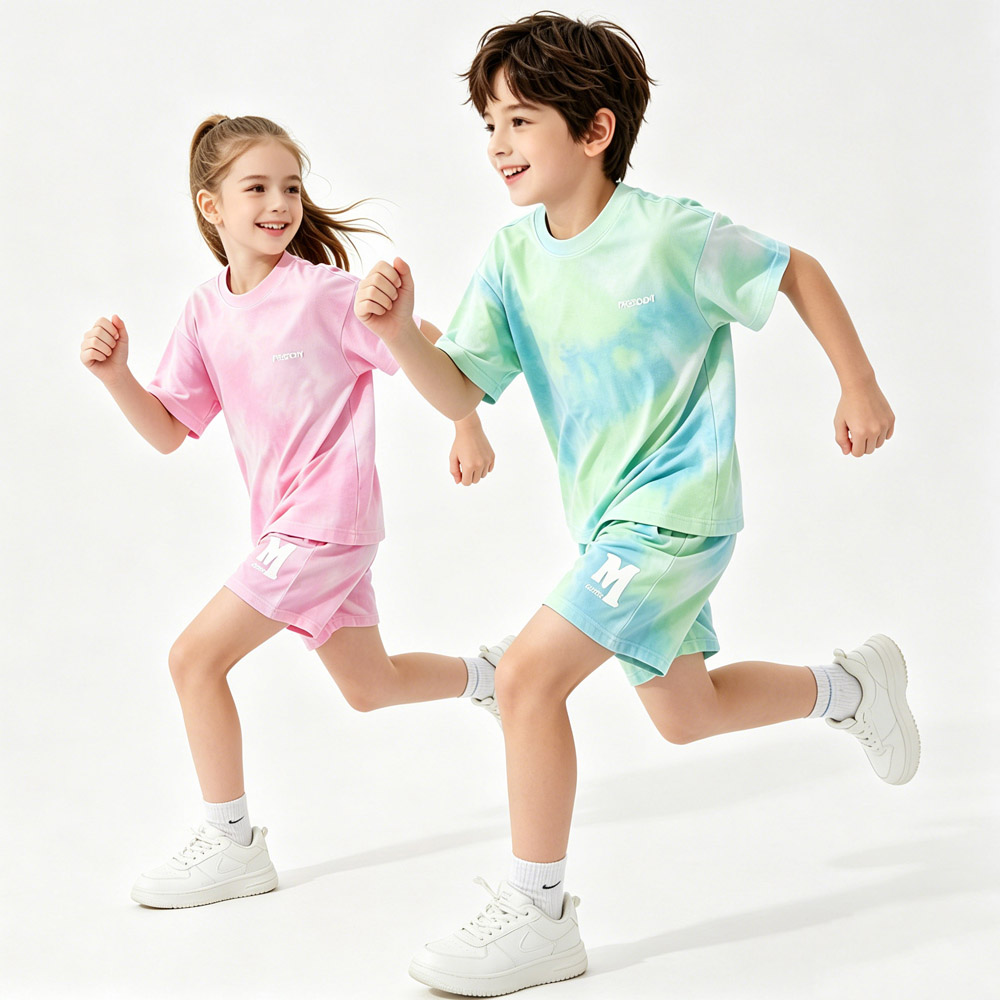 Kids Outdoor Wear - Conjunto esportivo infantil de algodão, 5-14