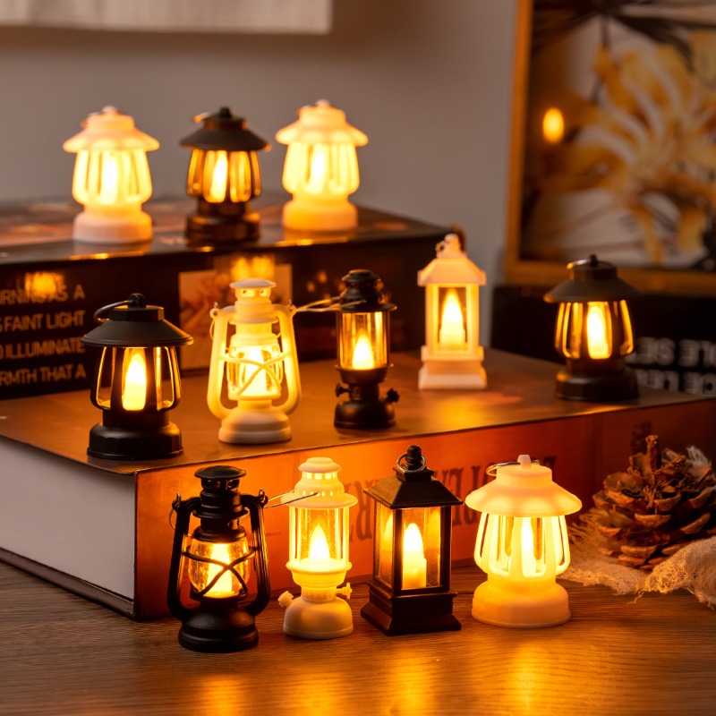 Kids Outdoor Cubby House - 6cmmini led retro brilhante pônei lanterna