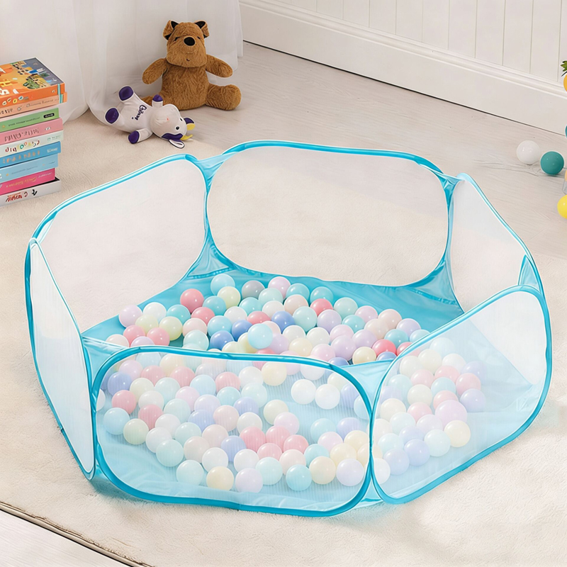 Kids Outdoor Play Tent - Piscina de Bolinhas Dobrável Portátil de