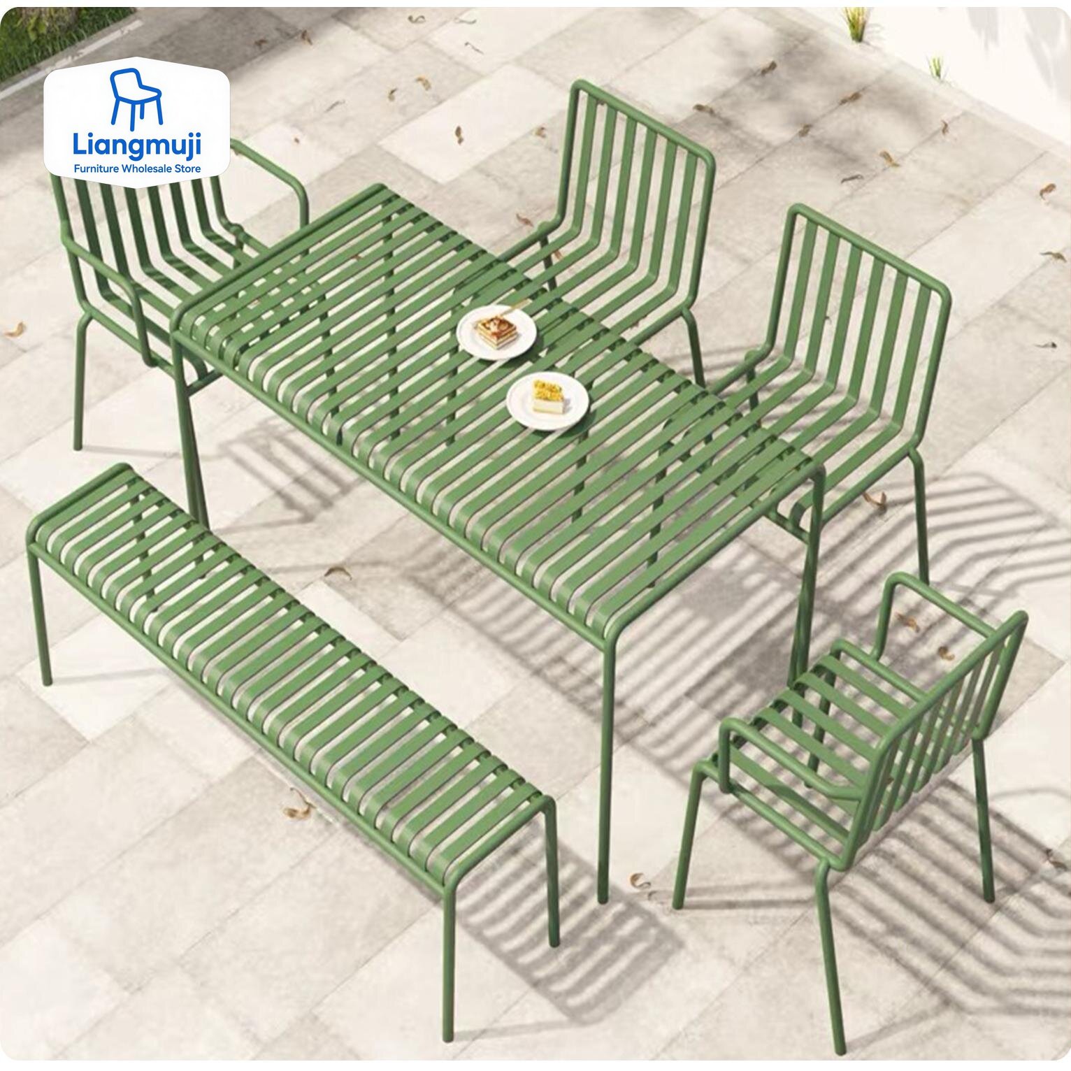 Kids Outdoor Dining Table - Moderno simples lazer ao ar livre