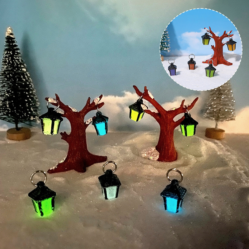Kids Outdoor Cubby House - 1 conjunto mini luminoso pendurado árvore
