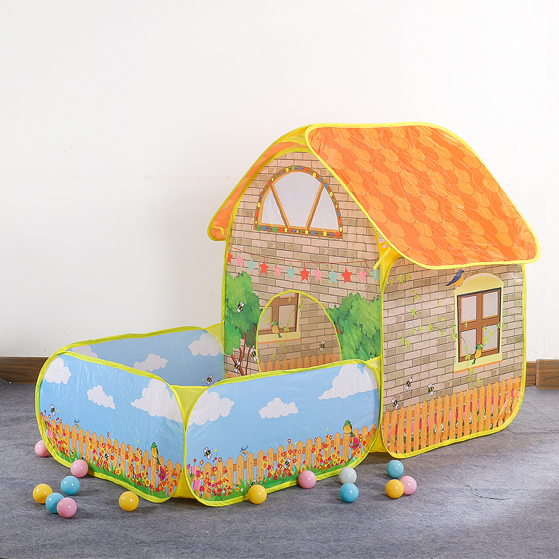 Jogar tenda brinquedos piscina - Kids Outdoor Play Tent avaliação e preço