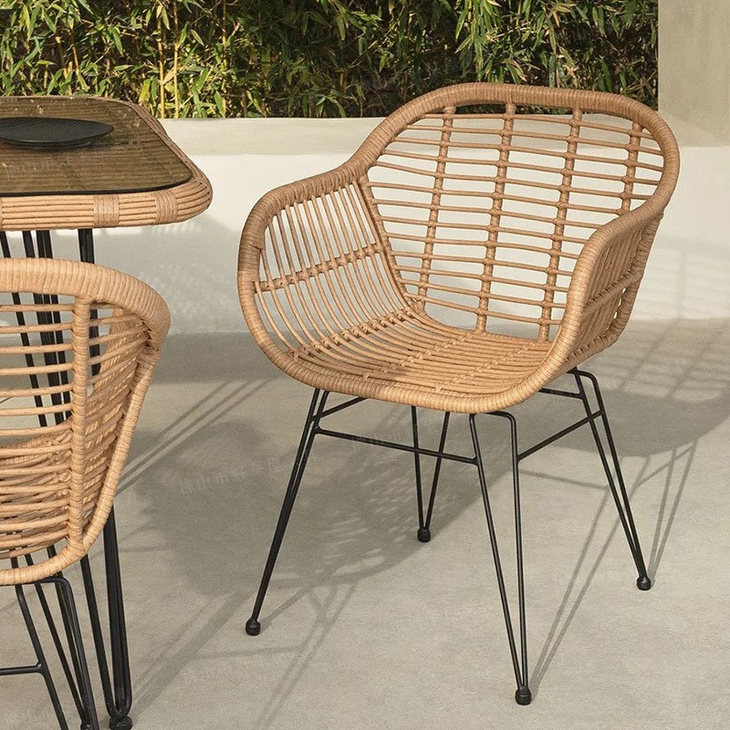 Momo ins rattan varanda ao ar  - Kids Outdoor Dining Table avaliação e preço