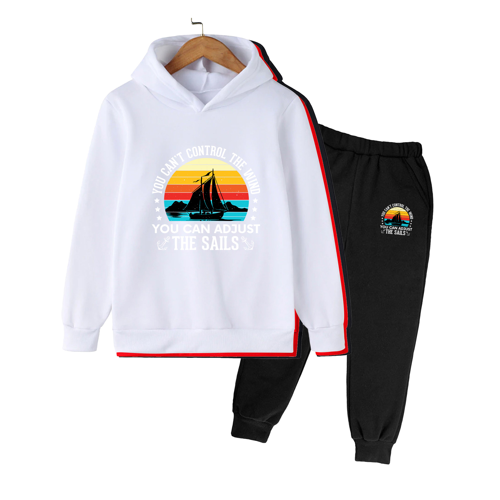Conjunto de moletom com estamp - Kids Outdoor Wear avaliação e preço