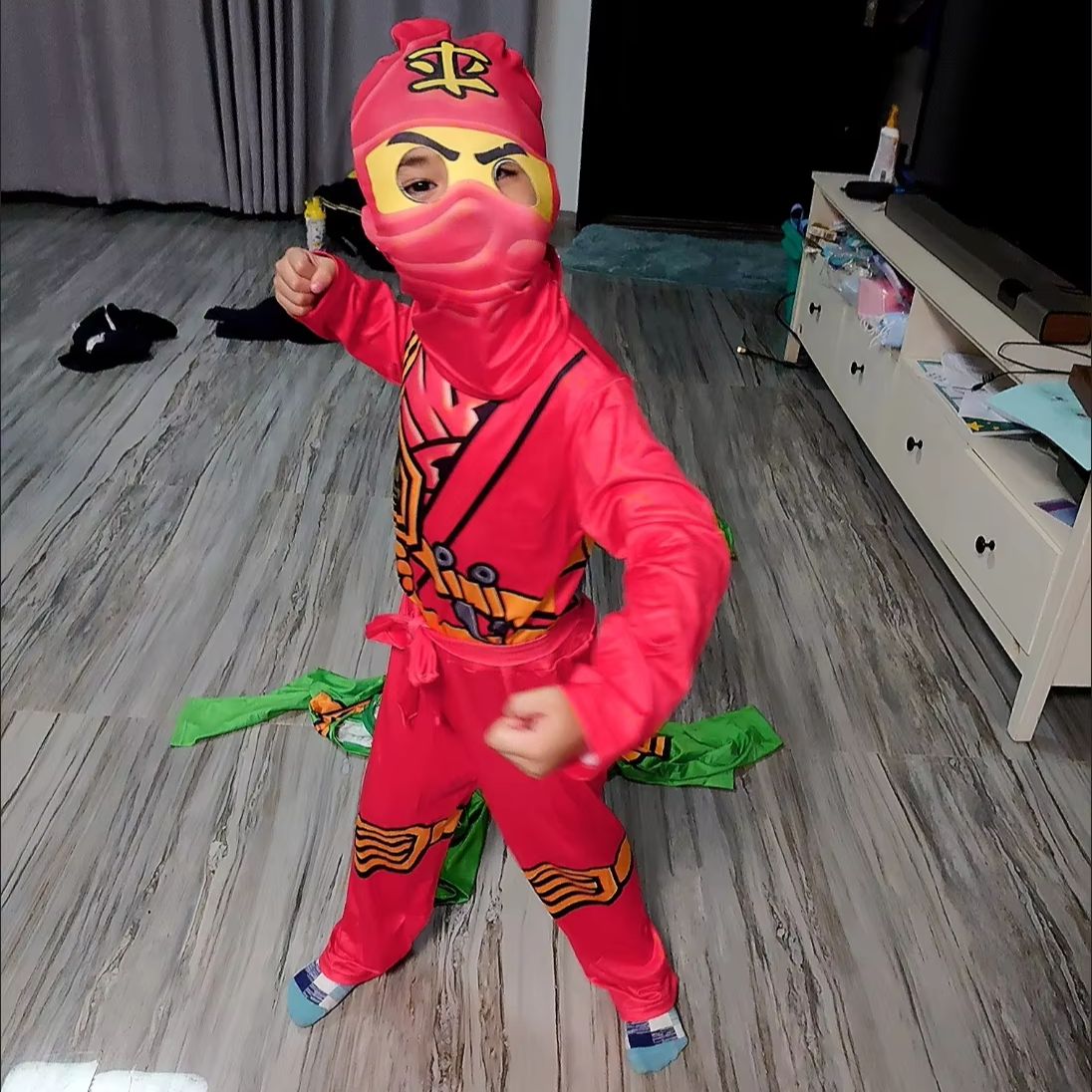 Fantasia de Ninja para Criança - Kids Outdoor Ninja Warrior Course avaliação e preço