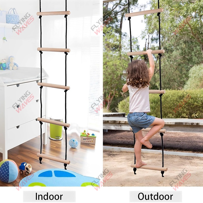 Crianças escalada corda escada - Kids Outdoor Gear avaliação e preço
