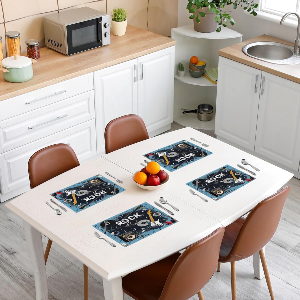 Conjunto de 4 jogos americanos - Kids Outdoor Dining Table avaliação e preço