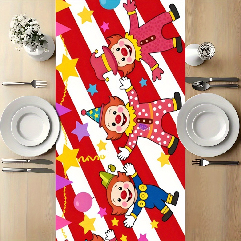Toalha de Mesa de Palhaço de C - Kids Outdoor Dining Table avaliação e preço