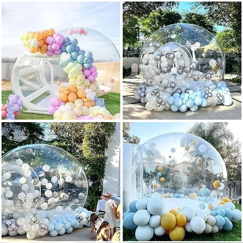 ​ Casa de bolhas inflável para - Kids Outdoor Play Tent avaliação e preço