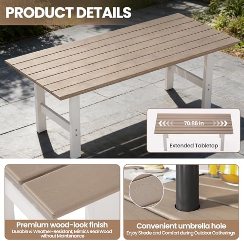 Conjunto de Jantar ao Ar Livre - Kids Outdoor Dining Table avaliação e preço