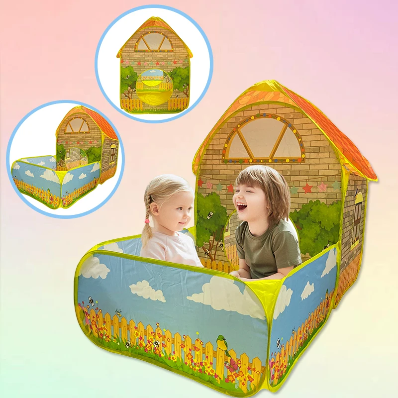 Tenda de Brincar Portátil e Do - Kids Outdoor Play Tent avaliação e preço