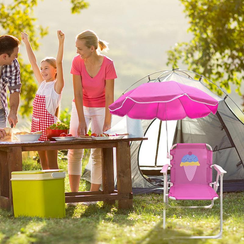 Crianças guarda-chuva cadeira  - Kids Outdoor Lawn Chair avaliação e preço